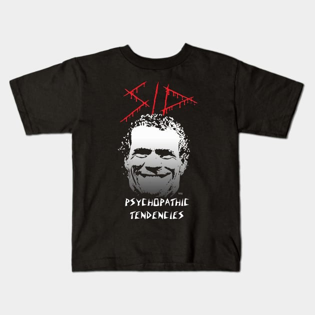 Psychopathic Tendencies Kids T-Shirt by E5150Designs